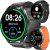 Smartwatch com Tela Full Touch 1.45″, IP68, Compatível com iOS e Android, 120+ Modos Esportivos e Recebimento de Notificações, Faz e Recebe Ligações, Assistente de Voz, Unissex, 3 Pulseiras (Preto)