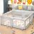 Cercadinho Infantil 180×150 cm – Chiqueirinho Portátil, Desmontável e Seguro para Bebês, Tipo Playground para Uso Interno e Externo