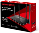Roteador MERCUSYS AC12G Wireless Gigabit Dual Band AC1200 Preto Grande