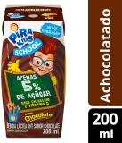 Bebida Láctea Sabor Chocolate Pirakids School 200ml