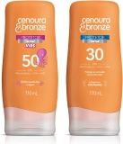 Kit Protetor Solar Kids Fps50 e Protetor Solar Fps30, Cenoura e Bronze