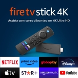 Fire TV Stick 4K com Controle Remoto por Voz com Alexa (inclui comandos de TV) | Dolby Vision