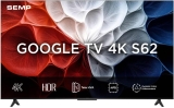 Smart TV 55″ SEMP 4K UHD LED 55S62 Google TV AiPQ Google Assistente 3 HDMI