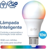 Lâmpada Inteligente Smart Lamp I2GO Home Wi-Fi LED 10W – Compatível com Alexa