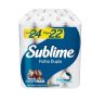 Papel Higiênico Sublime Folha Dupla, 24 rolos