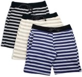 Kit com 3 Bermudas Masculina Strike Moletom Part.B Listrada