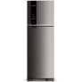 Geladeira Brastemp Frost Free Duplex 400 litros cor Inox com Freeze Control – BRM54JK