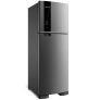 Geladeira Brastemp Frost Free Duplex 375 litros cor Inox com Espaço Adapt – BRM45JK