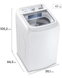 Máquina De Lavar 13kg Electrolux Cesto Inox, Jet&clean Led13