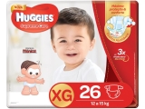 Fraldas Huggies Supreme Care Tam XG – 26 Unidades