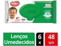 Lenços Umedecidos Huggies Classic – 48 Unidades Cada 6 Pacotes