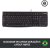 Teclado com fio USB Logitech K120 Resistente à Respingos e Layout ABNT2