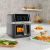 Fritadeira DiamondTech Oster 6L com Visor Transparente