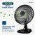 Ventilador de Mesa 40cm Super Power, Mondial, Preto/Prata, 140W, 110V – VSP-40-B