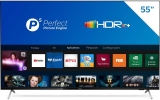 Smart TV Philips 55PUG7625 4K UHD, P5, HDR10+, Dolby Vision, Dolby Atmos, Bluetooth, WiFi, 3 HDMI, 2 USB – Preto Bordas ultrafinas