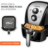 Fritadeira Sem Óleo Air Fryer 4L, Mondial, Preto/Inox, 1500W, 110V – AFN-40-BI