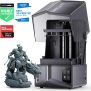 Impressora 3D de Resina ELEGOO Saturn 4 Ultra, LCD Monocromático de 10 pol 12K, Nivelamento Automático Inteligente, Detecção Inteligente, Câmera AI, Tamanho de Impressão Grande 218,88×122,88×220 mm³