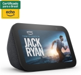 Echo Show 5 (Geração mais recente) | Smart display com Alexa, graves 2x mais potentes e som mais nítido | Cor Preta