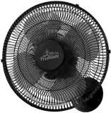 Ventilador Oscilante de Parede Venti Delta, Grade Plástico, 50cm, Bivolt, Preto