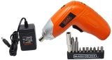 Parafusadeira 3.6V Cordless Angularni-CD com 2 Pos. e 10 acessórios , Black+Decker, KC3610