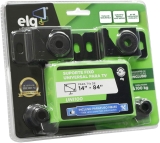 Suporte Fixo Universal de Parede para TV, ELG, UNI100, Preto