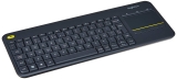 Teclado sem Fio K400 Plus com Teclas de Mídia de Fácil Acesso, Toucado Embutido, Conexão por Nanoreceptor USB Unifying, Pilhas Inclusas e Layout ABNT2, Logitech