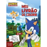 Sonic – Meu Livrão de Colorir Capa comum