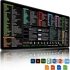 Mouse pad para jogos, teclado grande estendido para laptop, base de borracha antiderrapante com bordas costuradas para teclado de computador de escritório em casa, laptop, 30 x 80 cm