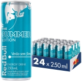 Energético Verão sem Fim, Edição Limitada Red Bull Energy Drink Pack com 24 Latas de 250ml