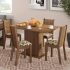 Rack e Painel Madesa Caleb para Tv 55 Pol 1 Gaveta Rustic