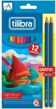 Lápis de Cor Sextavado, Tilibra, Académie, 12 Cores