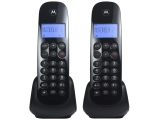 Telefone Sem Fio Motorola MOTO700-MRD2 + 1 Ramal – Identificador de Chamada Preto