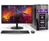 Computador Completo Intel Core I5 8gb de Ram Ssd 240-256gb Monitor Led 19″ Hdmi – BEST BOY