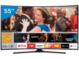 Smart TV LED Curva 55” Samsung 4K/Ultra HD – 55MU6300 Conversor Digital Wi-Fi 3 HDMI 2 USB DLNA 55″
