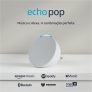 Echo Pop (Geração mais recente) | Smart speaker compacto com som envolvente e Alexa | Cor Branca