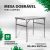 Mesa Dobrável De Alumínio Com Tampo De Mdf, 900 X 600 Mm Palisad