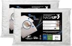 Kit 2 peças Travesseiro Nasa Up 3, para fronhas 50×70 cm, Fibrasca