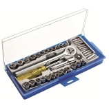 Eda 8ZI – Jogo De Soquetes com 40 Peças, Azul