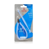 Alicate Cutícula Flex 02 Peças, Mundial S/A, Azul