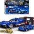 Mattel Brick Shop Hot Wheels Jogo de Construção Elite Corvette Grand Sport em escala 1:16 com Placa de Coleção e 1 carrinho de metal Perfeito para colecionadores