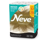 Papel Higiênico Neve Supreme Leve 32 Pague 28-32 Rolos, Neve, Preto