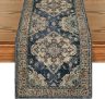 Caminho de mesa cinza estilo boêmio, rústico, casa de fazenda mágica, outono, cozinha, decoração de mesa de jantar para decoração de festa em casa 33 x 182 cm