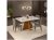 Mesa de Jantar 4 Cadeiras Retangular Off White e Lunar DJ Móveis Siena