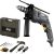 WAP Parafusadeira e Furadeira de Impacto 3/8″ WF-700K10, com 11 Acessórios e Maleta, Controle de Velocidade, 700W 220V