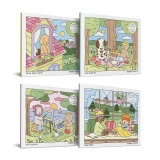 Coleção completa Bobbie Goods (Do dia para a noite, Dias quentes, Isso e aquilo e Dias frios) Capa comum – Livro de colorir