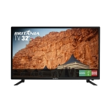 TV Britânia 32 Polegadas Led BTV32C30D Hd Conversor digital integrado Usb Hdmi