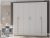 Guarda-roupa Casal 6 Portas 4 Gavetas Kappesberg – Aspen Branco