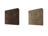 Guarda-roupa Casal 6 Portas 4 Gavetas – Araplac Viseu