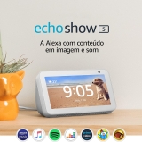 Echo Show 5 – Smart Speaker com tela de 5,5″ e Alexa – Cor Branca