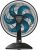 Ventilador Eros Supreme, Preto/Azul, 110v, Cadence